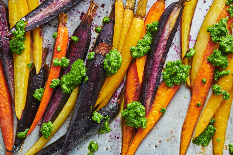 Two little twists that make roasted carrots pop on an Easter table